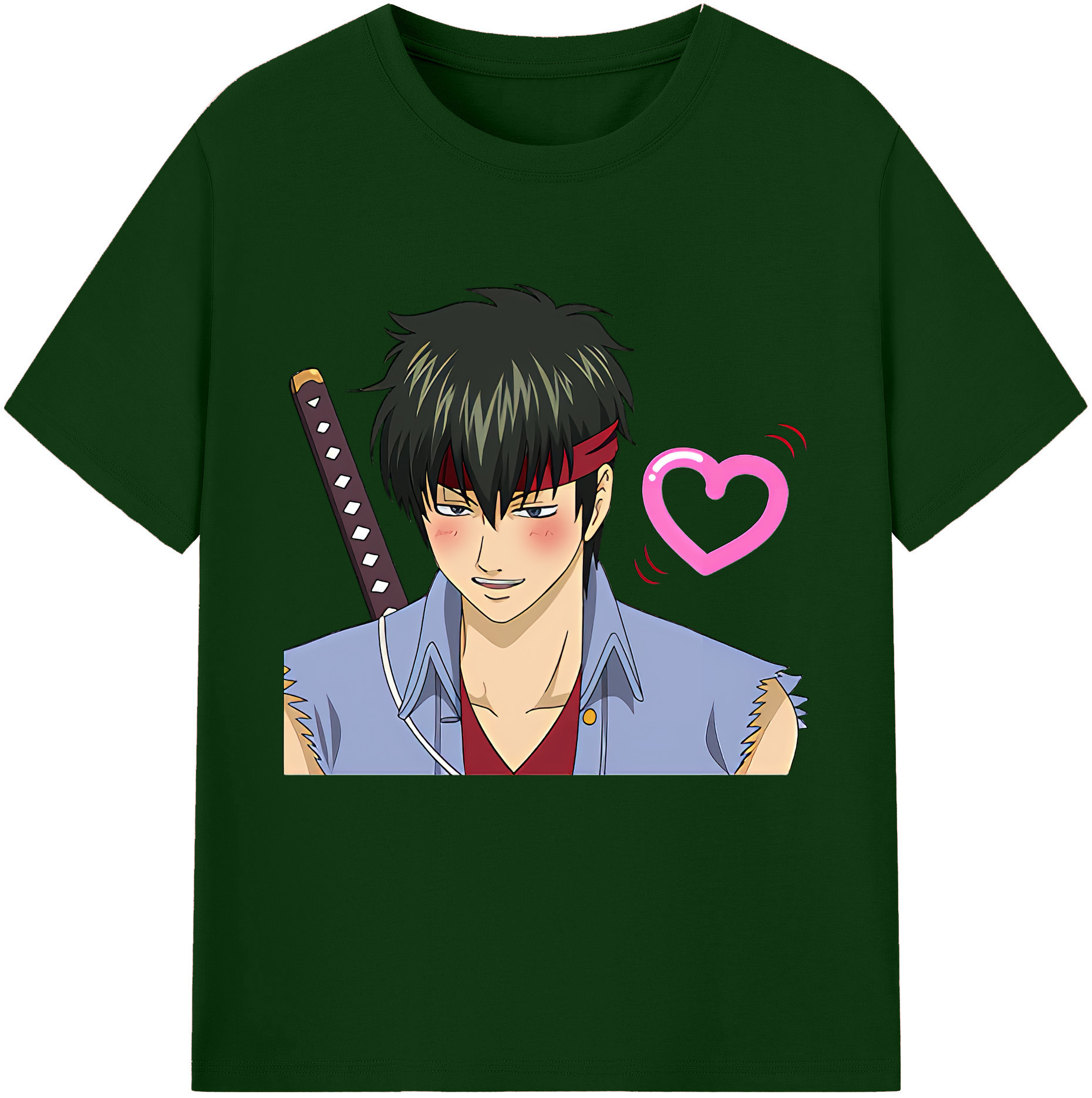 （画像用） ぎんたま 坂田銀時（さかたぎんとき） 神楽 志村新八（しむら しんぱち） GINTAMA Sakata Gintoki Kagura Shimura Shinpachi 綿100％半袖Tシャツ（フロントプリント）